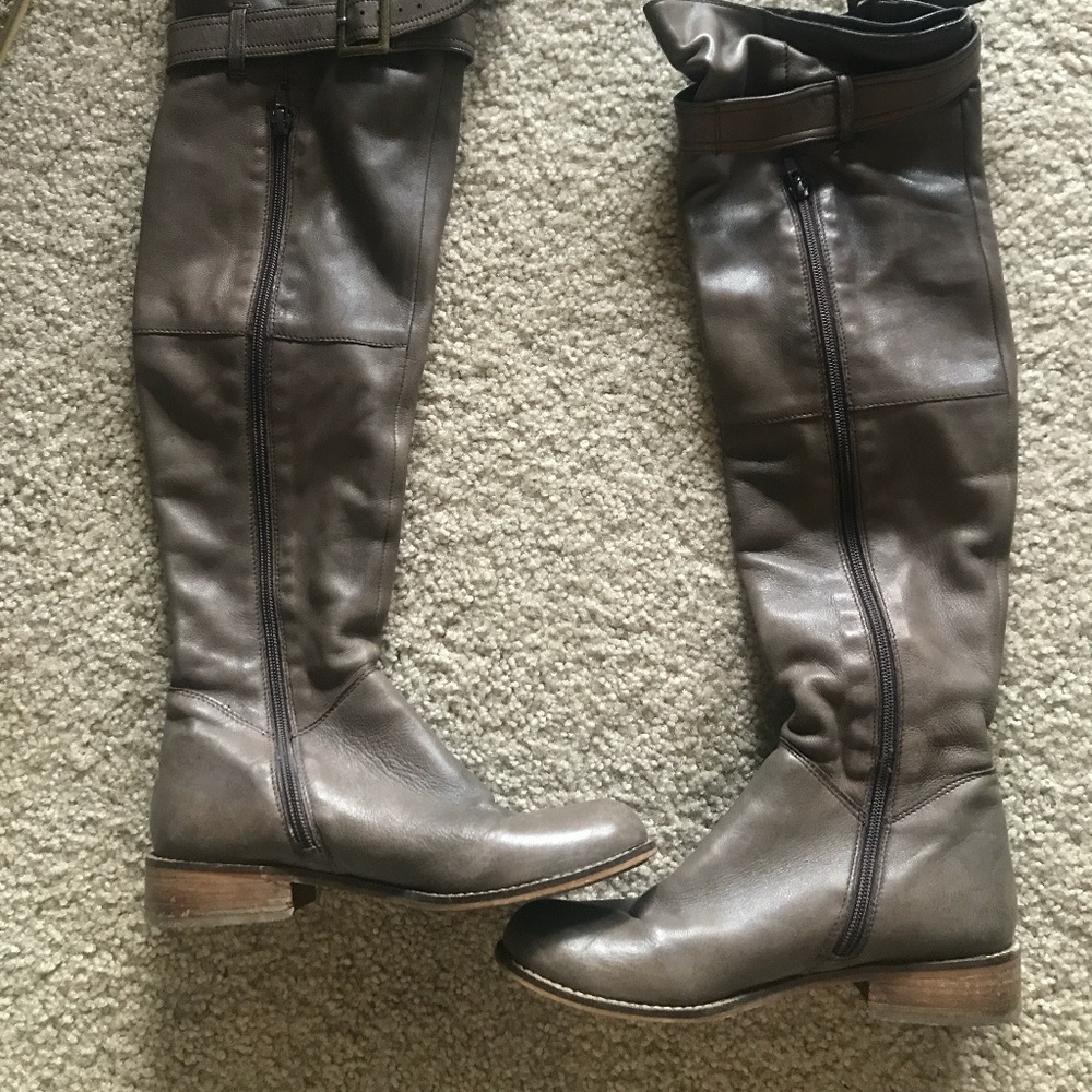 Over the knee boots super soft genuine leather